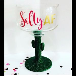 Cute fun margarita glass